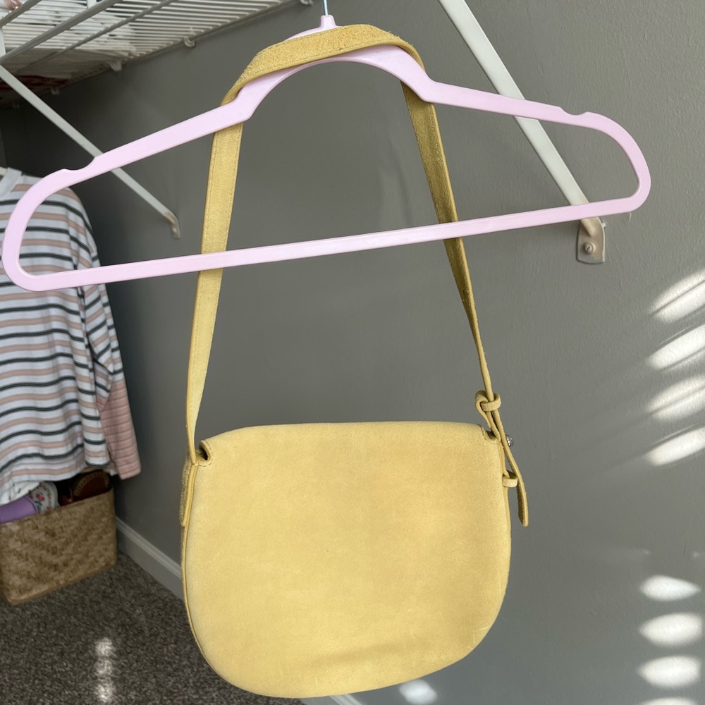 NWT Yellow Suede Dakota madewell bag - Picture 2 of 6